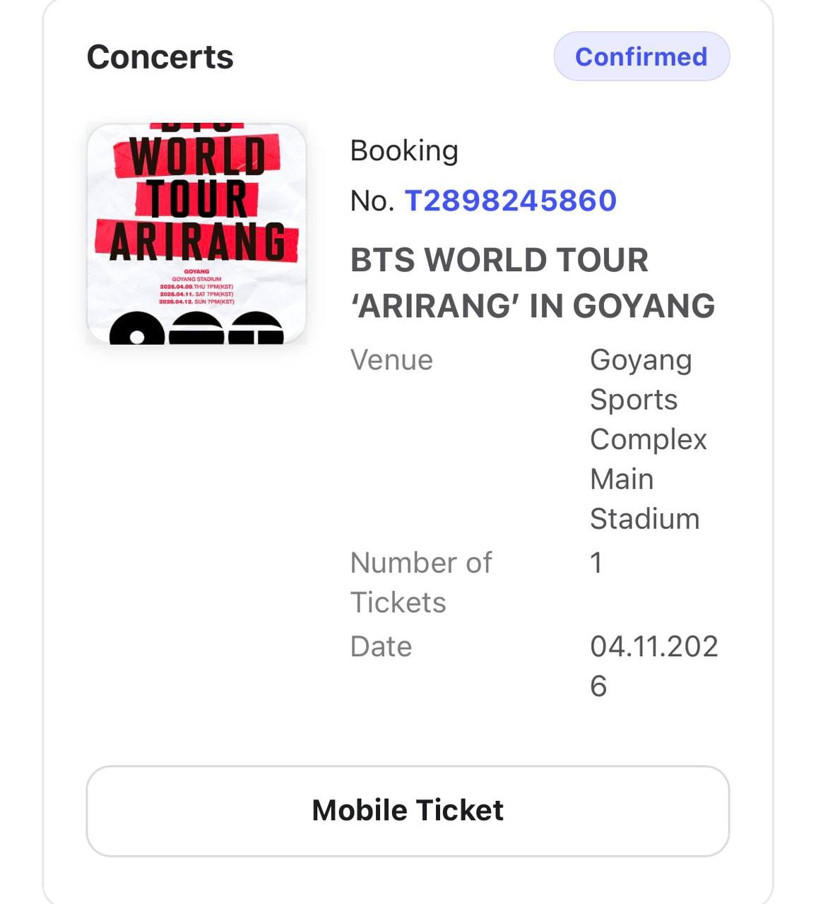 Kristel's concert photo